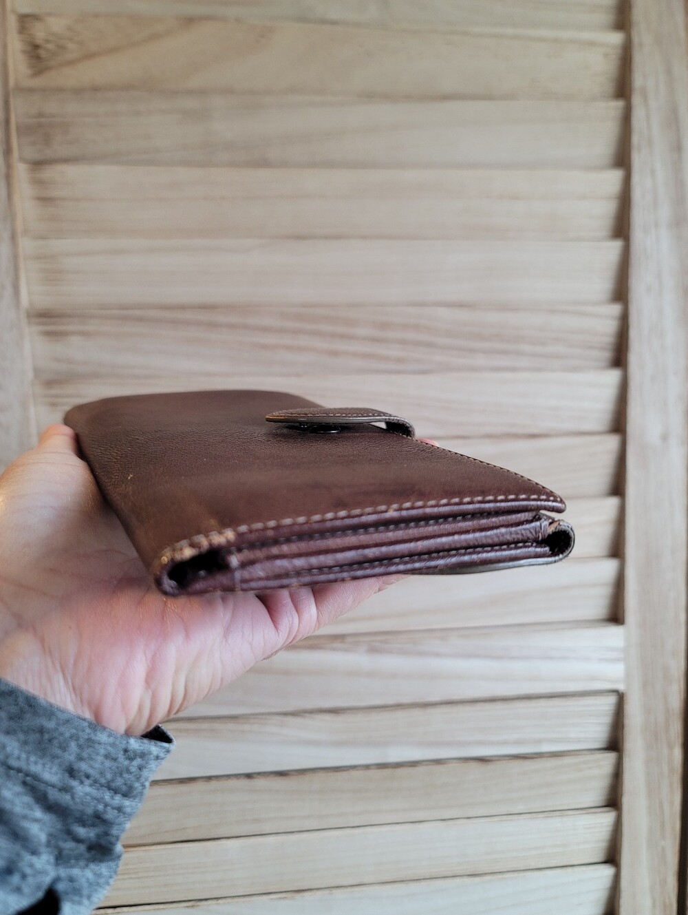 Dior Vintage Wallet Brown, Leather - Picture 3 of 11
